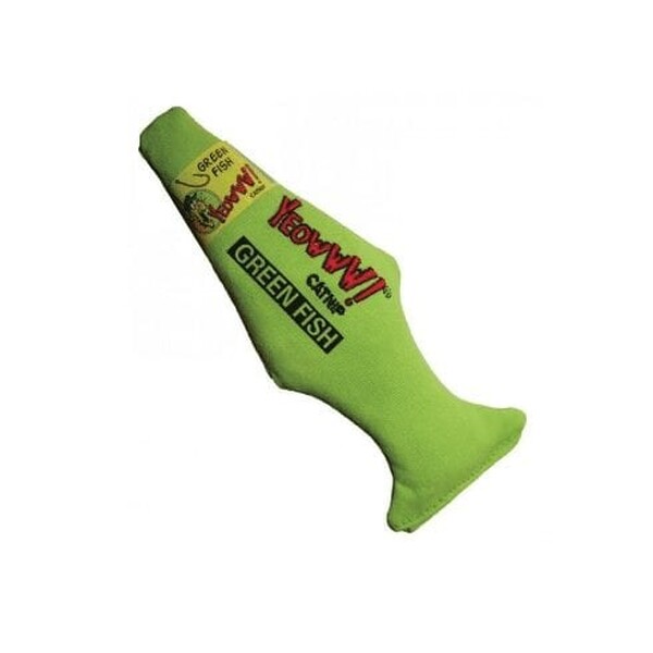 Yeowww! Catnip Green Fish