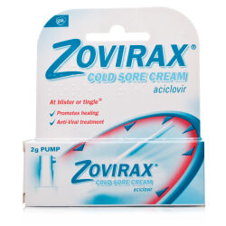 Beauty Zovirax Cold Sore Cream Pump - 2g Beauty Zovirax Cold Sore Cream Pump - 2g