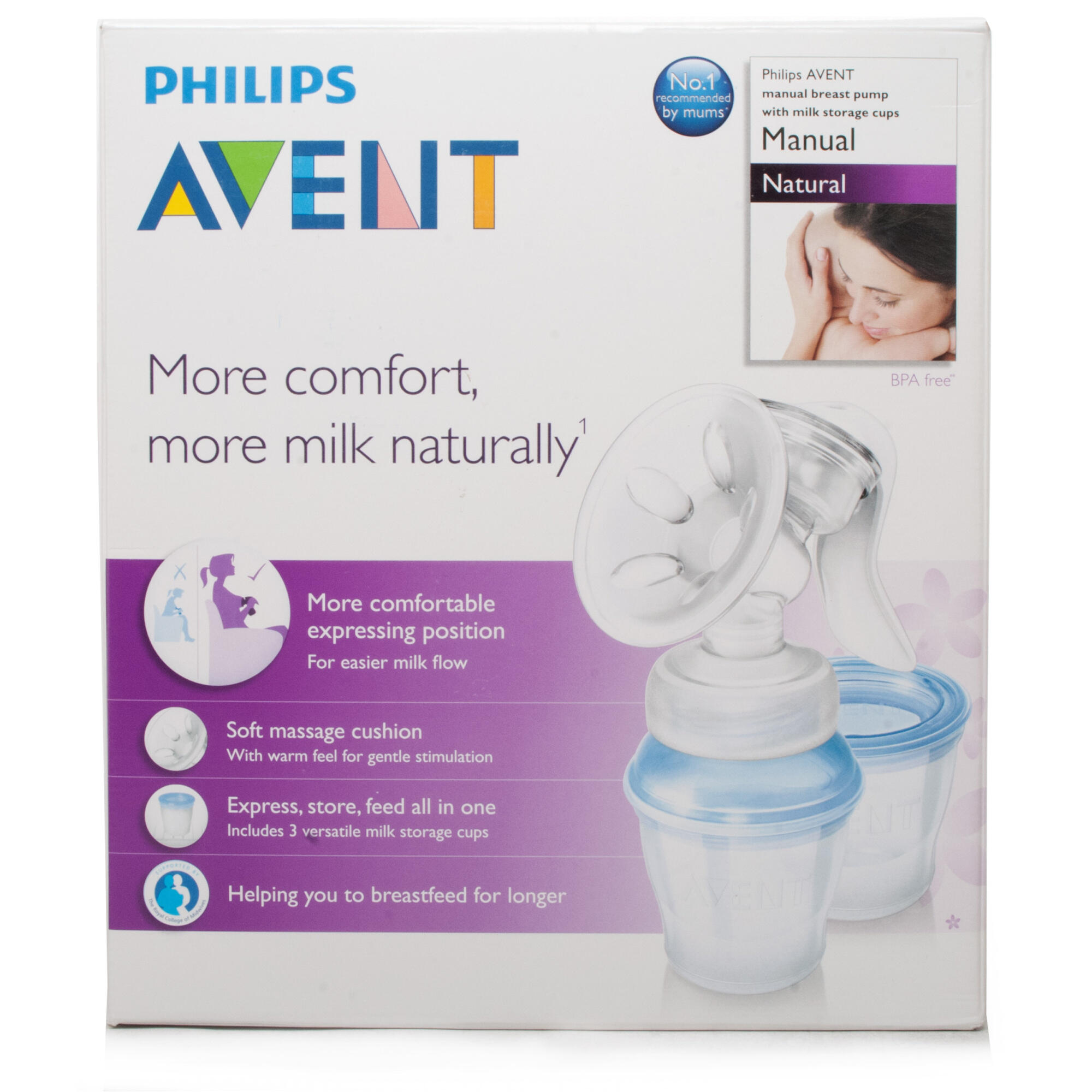 Avent Manual Breast Pump With Bottle Chemist Direct