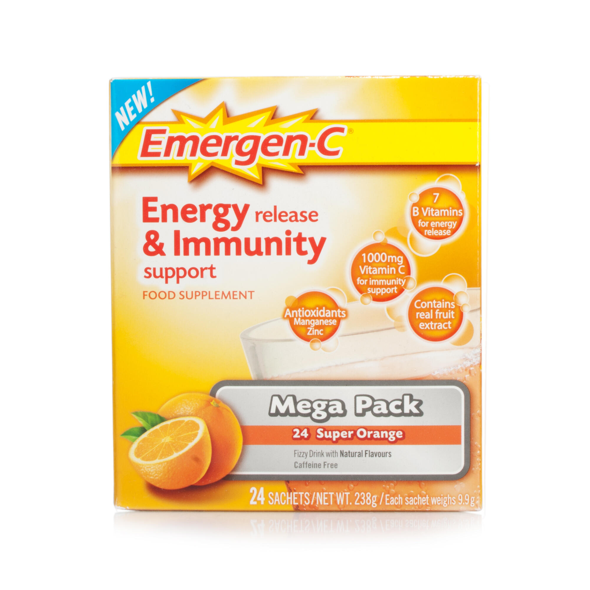 Emergen C Energy Release & Immunity Support Variety Pack 24 Chemist