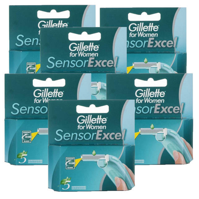 Gillette Sensor Excel Razor Blades For Women 6 pack Chemist Direct