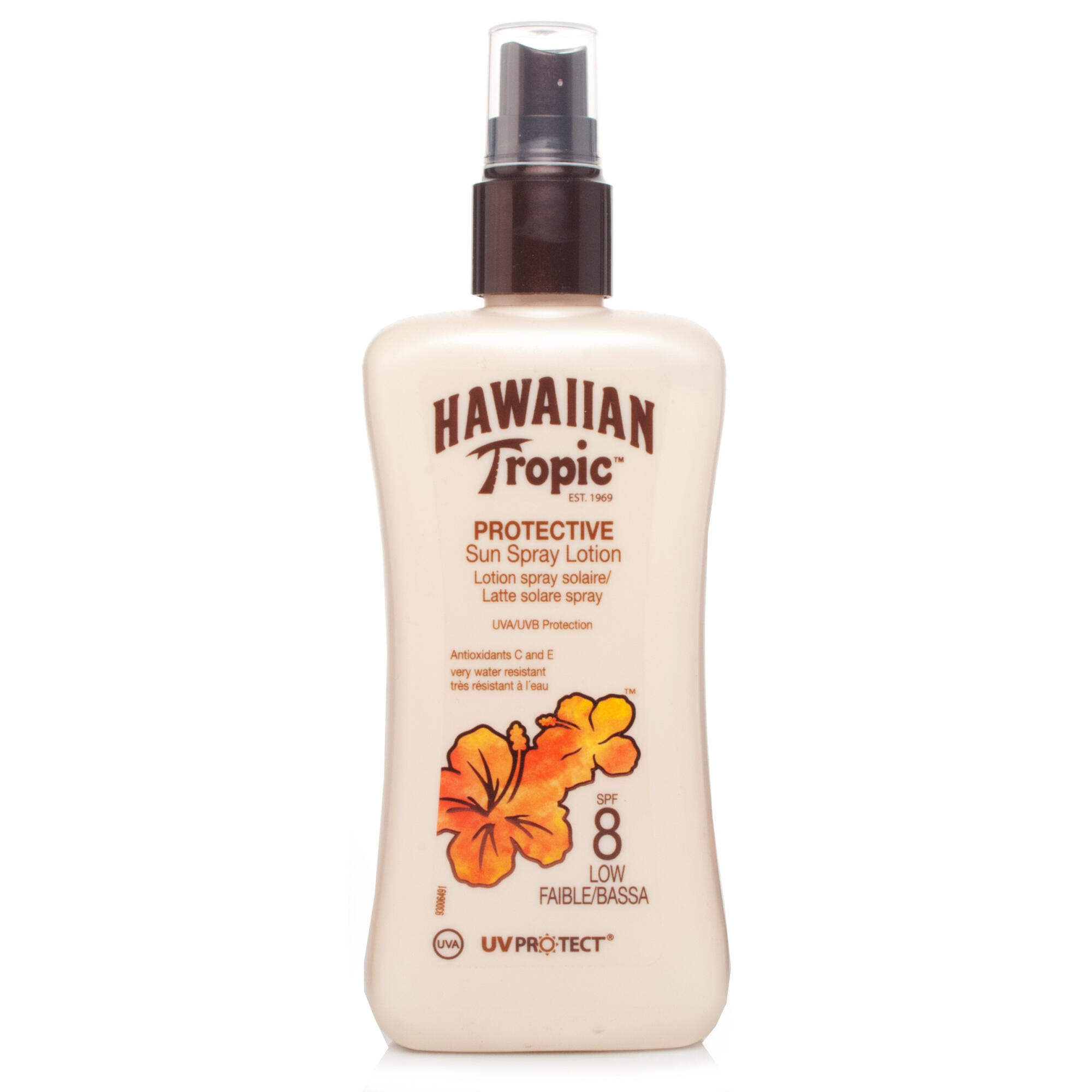 Hawaiian Tropic Satin Protection Sun Spray Lotion SPF8 200ml Chemist