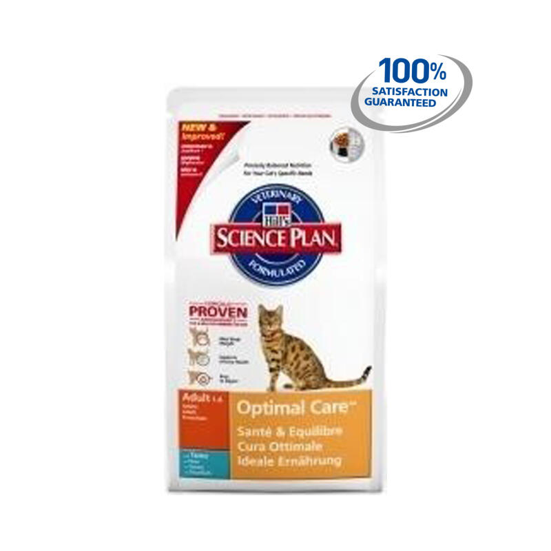 Hills Science Plan Feline Adult Optimal Care with Tuna 2kg