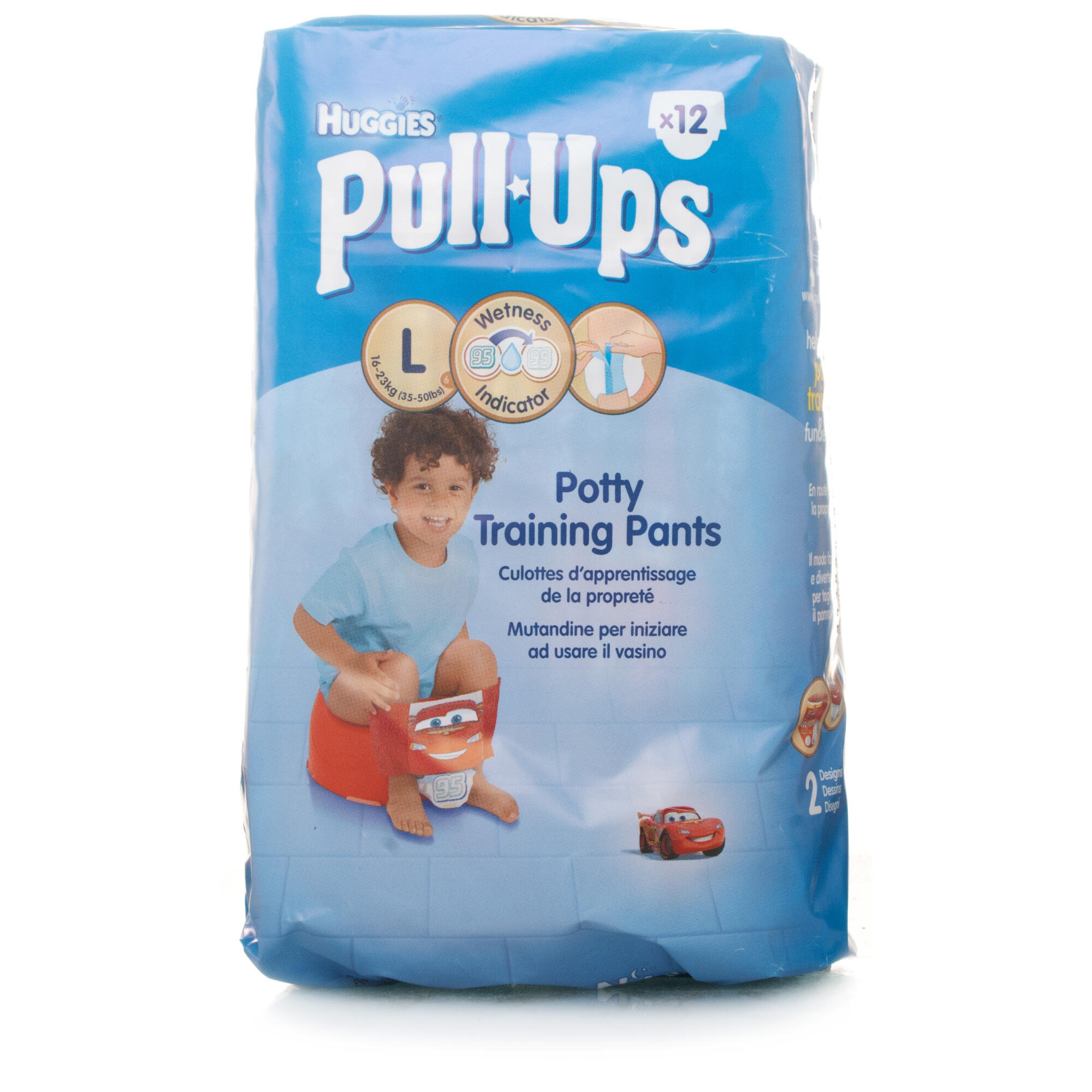 Why Huggies® Pull-Ups®? Help make your potty training experience easier* with Pull-Ups Learning Designs training pants. With great coverage, soft and stretchy sides, and zoned protection, Pull-Ups training pants give your child a comfortable fit and all-around protection, day and night.