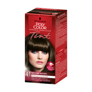 Buy Schwarzkopf Poly Color Tint 41 Natural Medium Brown