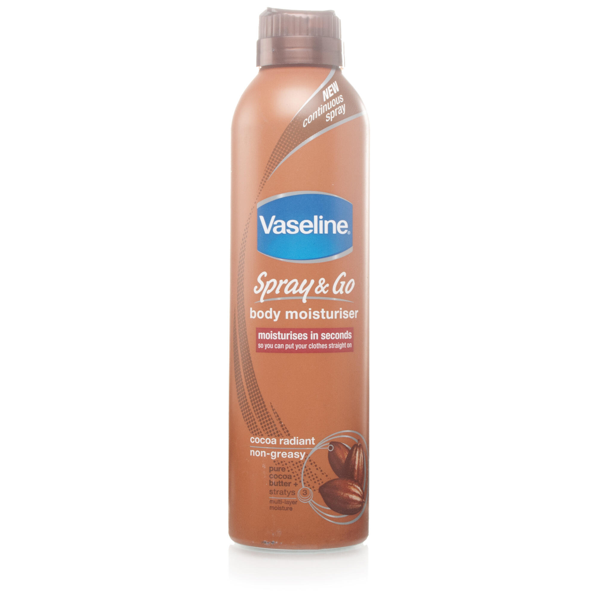 Vaseline Spray and Go Cocoa Moisturiser Body Moisturiser Chemist Direct