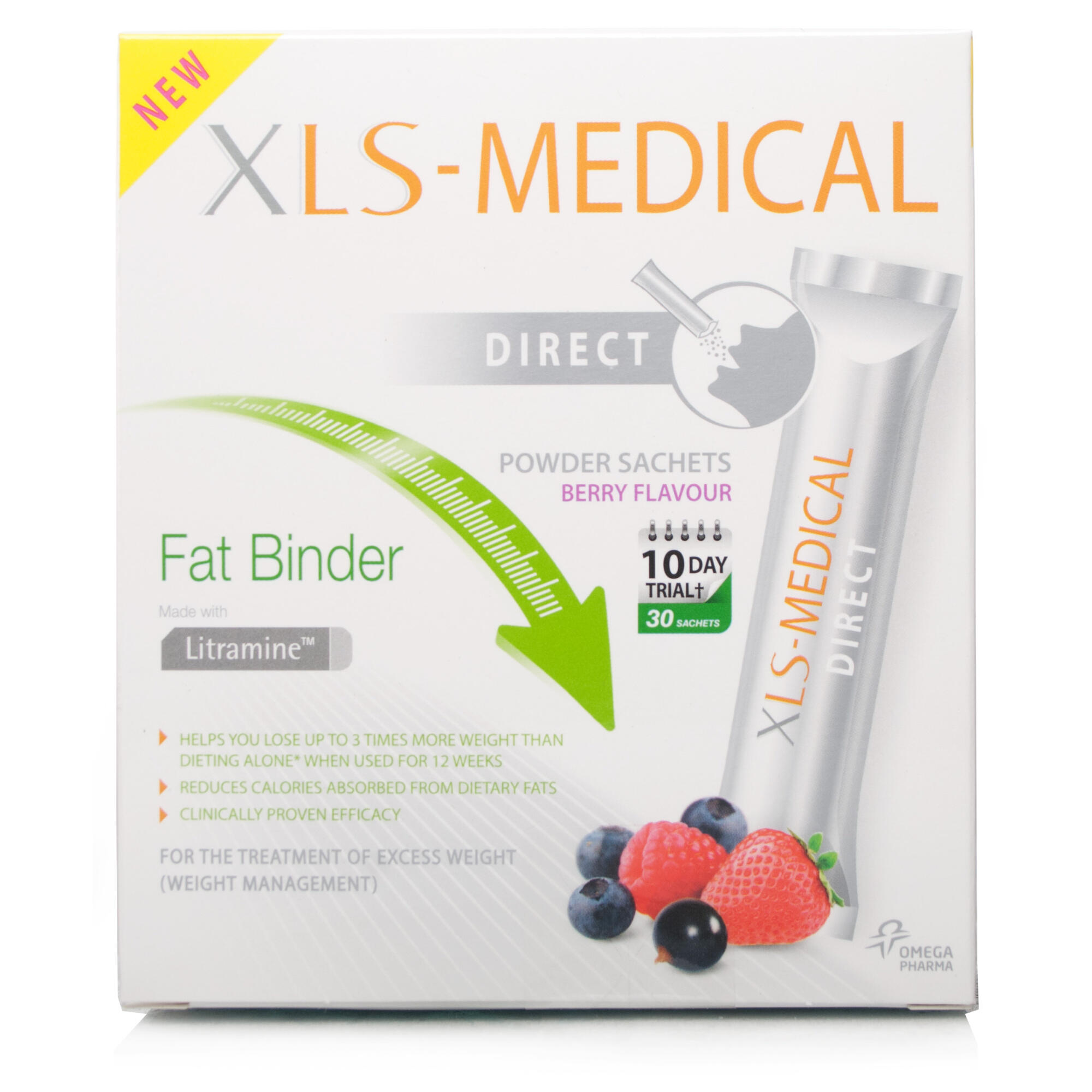 XLS Medical Fat Binder Direct Sachets eBay