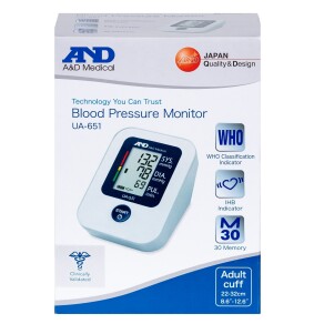 A&D Medical UA-651 Upper Arm Blood Pressure Monitor 