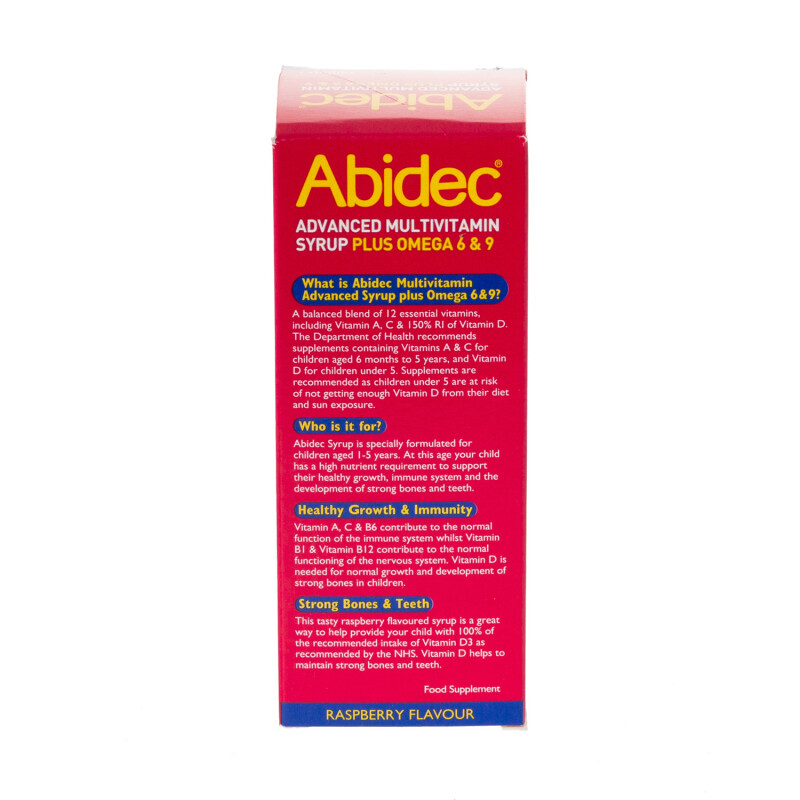 Abidec Multivitamin Syrup With Omega 3