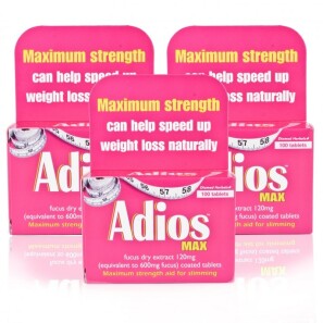  Adios Max Herbal Slimming - 300 Tablets 