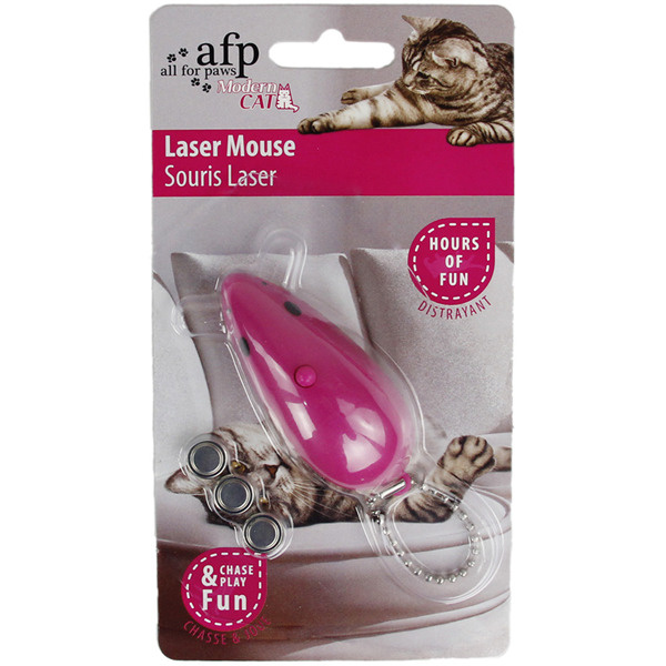 All For Paws Modern Cat Laser Mouse Cat Toy