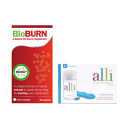  Alli 84 Capsules & BioBURN Natural Fat Burner 