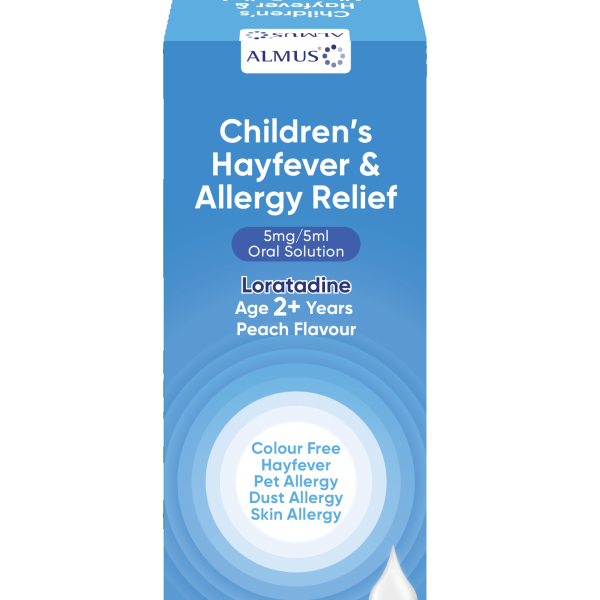 Almus Almus Children's Hayfever & Allergy Relief Loratadine 5mg/5ml Peach ...