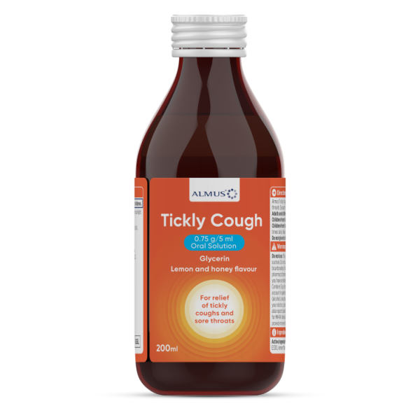 Almus Buy Almus Tickly Cough 0.75g/5ml Oral Solution 200ml | Chemist Direct