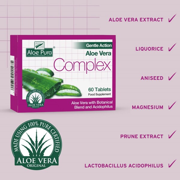 Aloe Pura Gentle Action Complex Tablets
