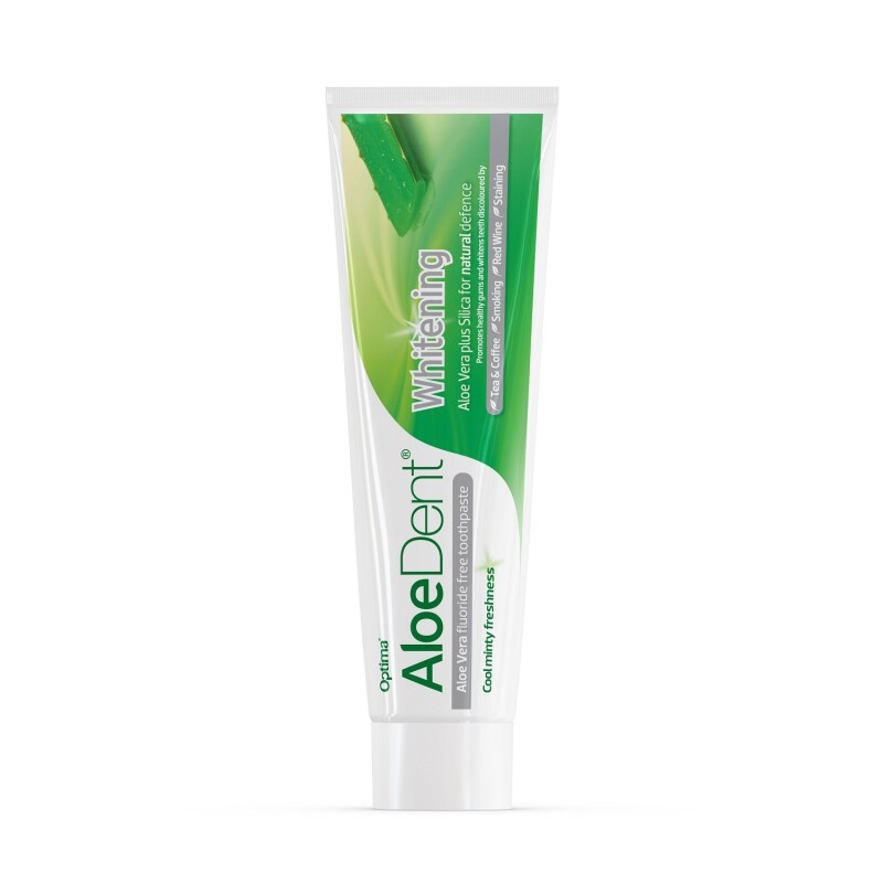 AloeDent Aloe Vera Whitening Fluoride Free Toothpaste