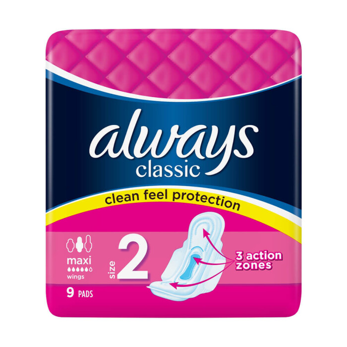Image of Always Classic Maxi Pads with Wings