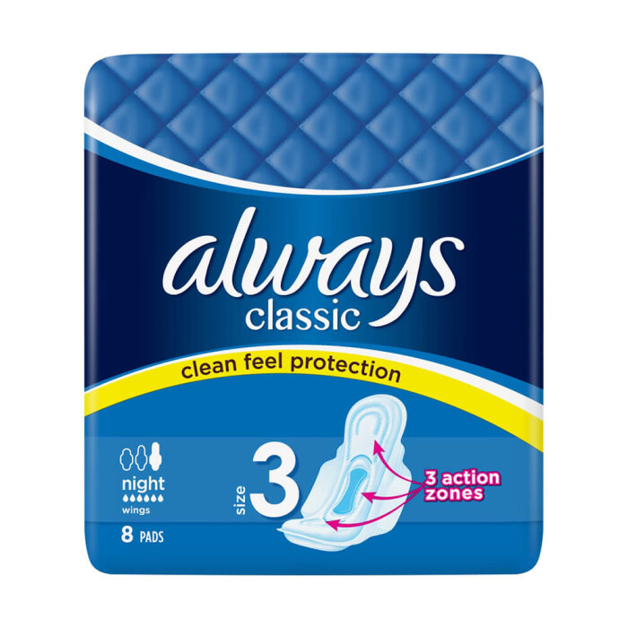 Image of Always Classic Night Pads with Wings