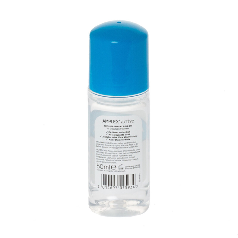 Amplex Antiperspirant Deodorant Roll-On Active