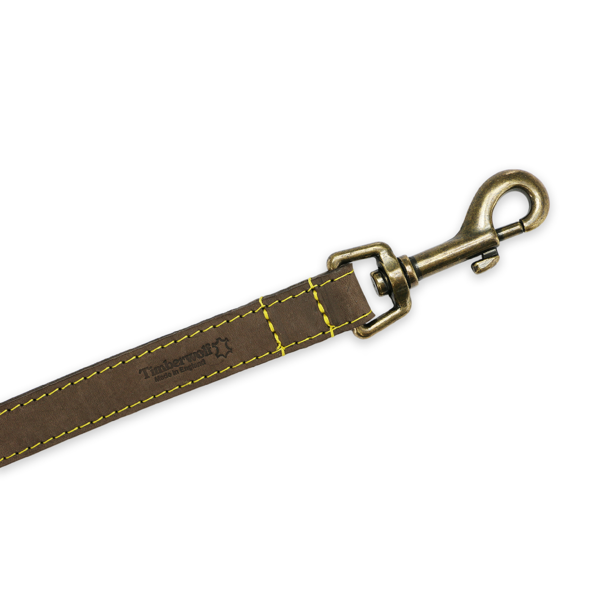 Ancol Timberwolf Leather Lead Sable 1mx19mm