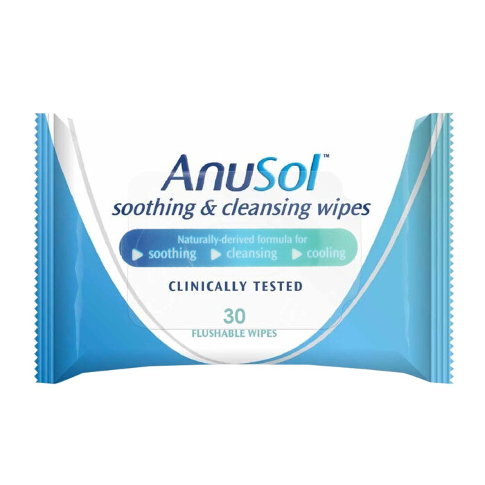 Image of Anusol Soothing & Cleansing Flushable Wipes