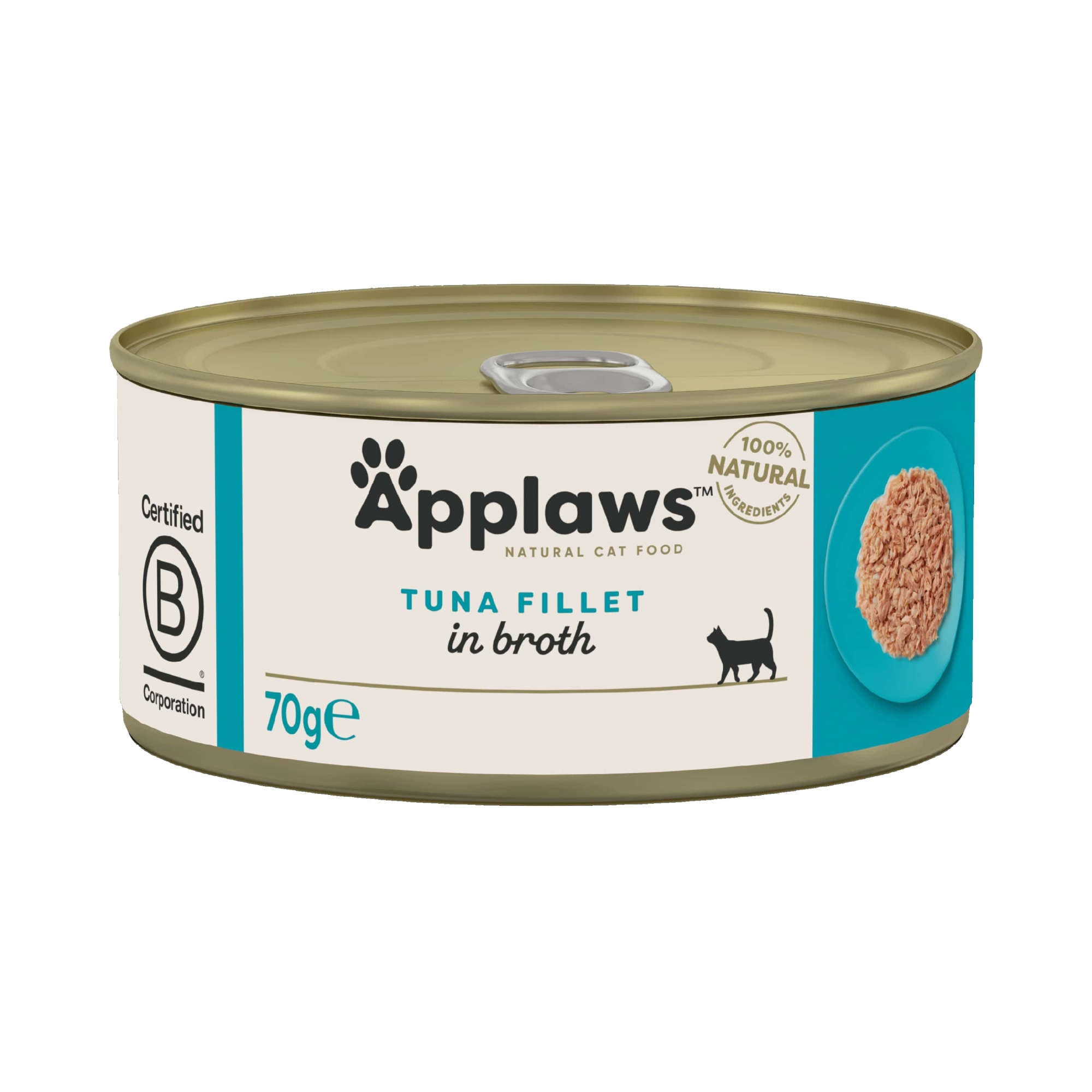 Applaws Adult Wet Cat Food  Can Tuna Fillet 70g x 24