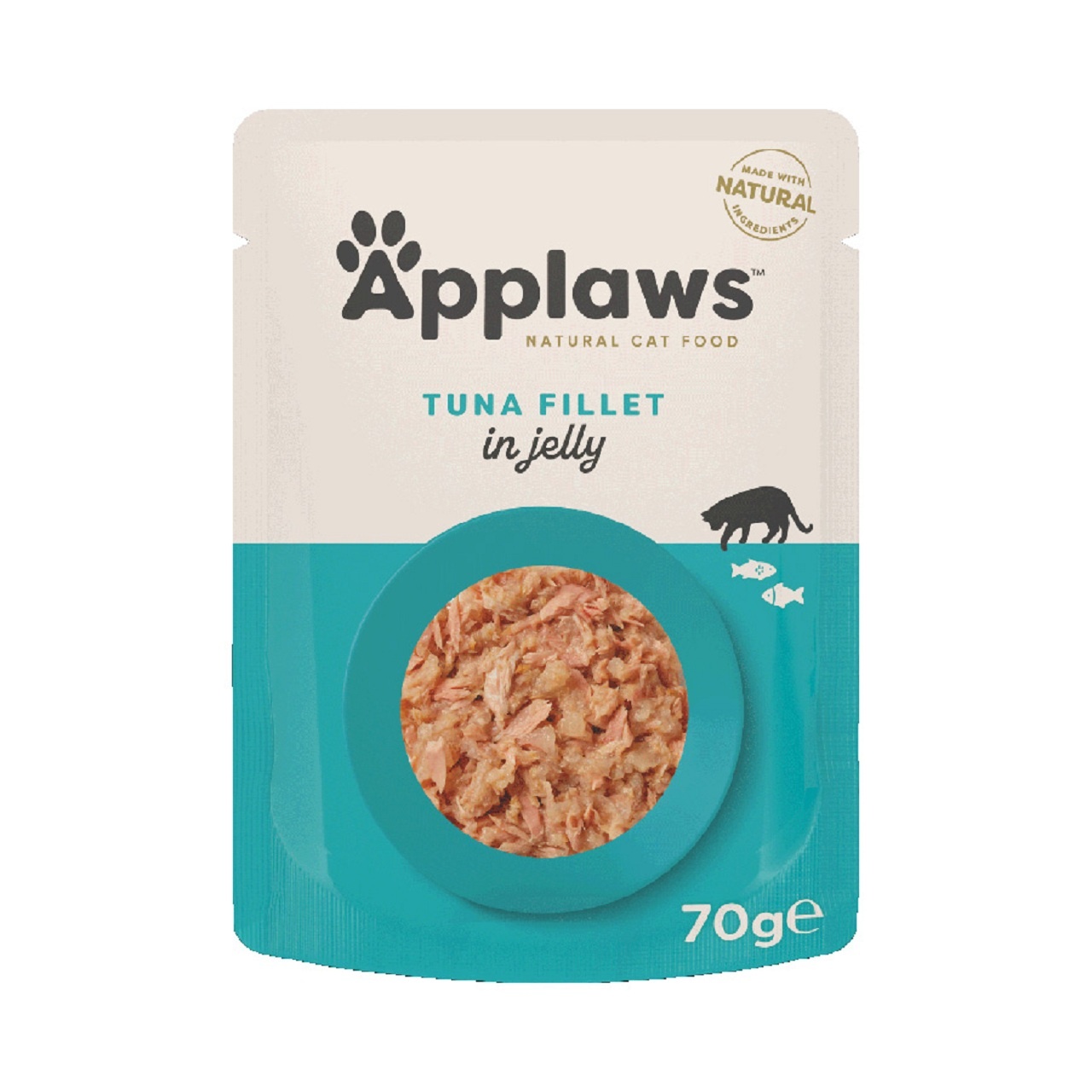 Applaws Adult Wet Cat Food Pouch Tuna Fillet in Jelly 70gX16