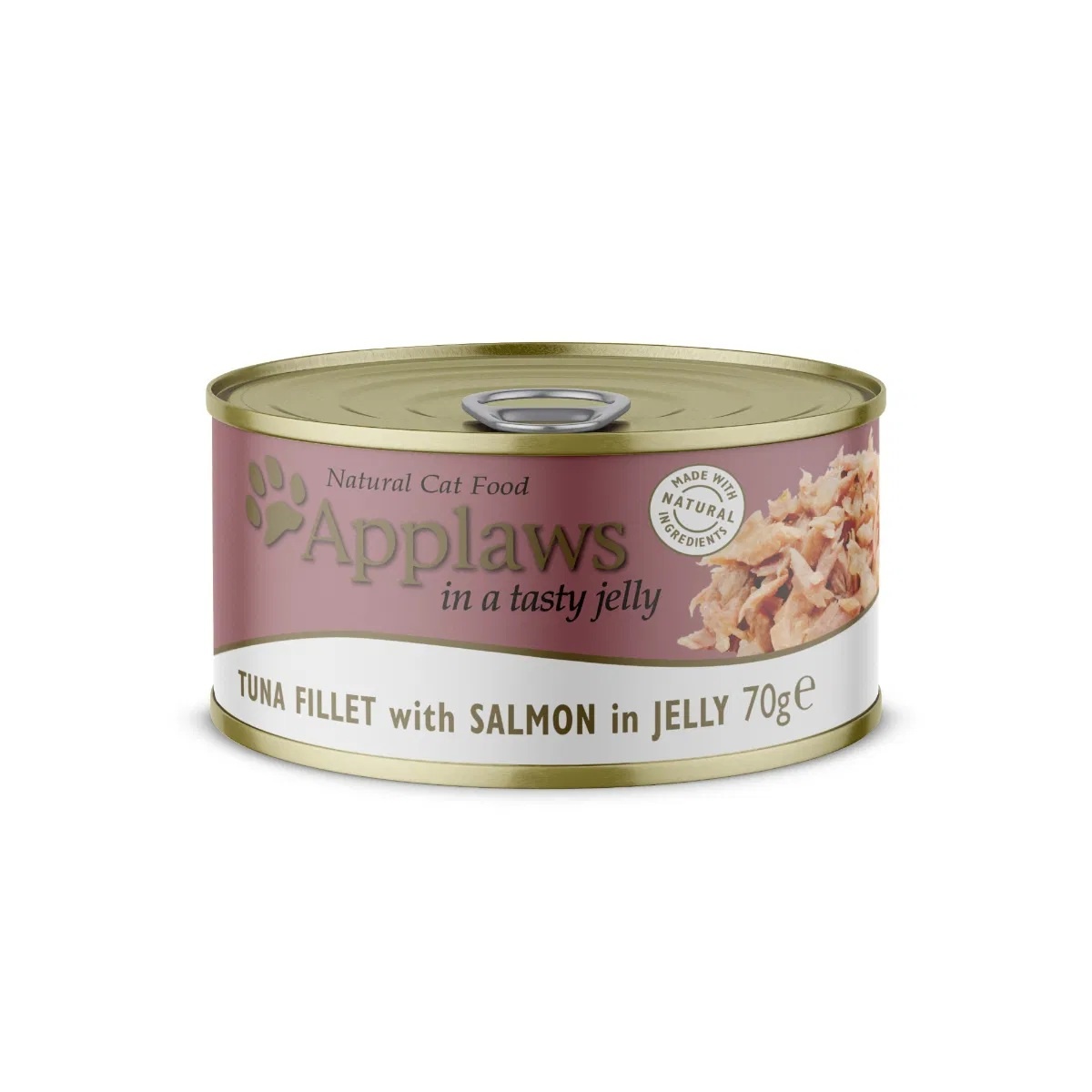 Applaws Adult Wet Cat Food Tuna Fillet & Salmon in Jelly 24x70g