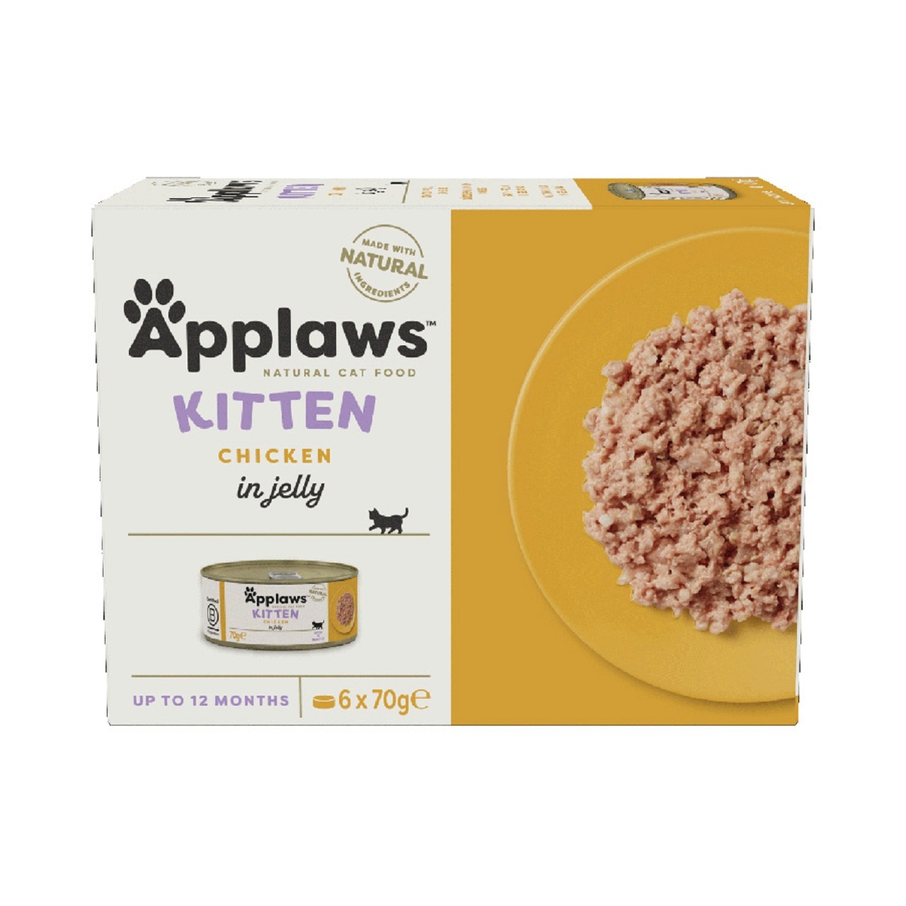 Applaws Kitten Wet Food Tin  Chicken Breast Multipack 6x70g