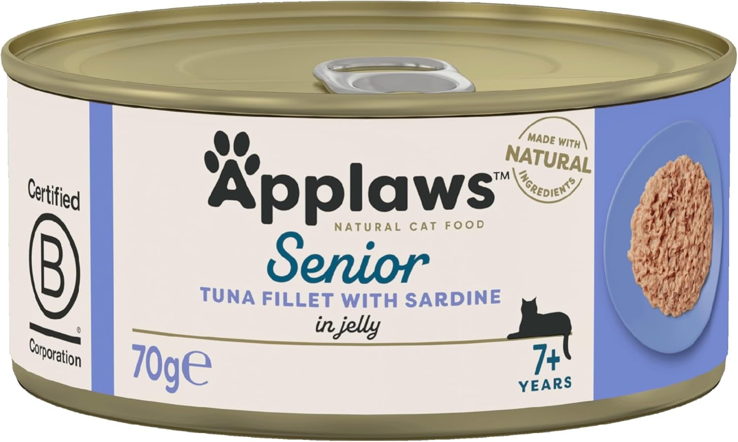 Applaws Senior Wet Cat Food  Tuna With Sardine 24 x 70g