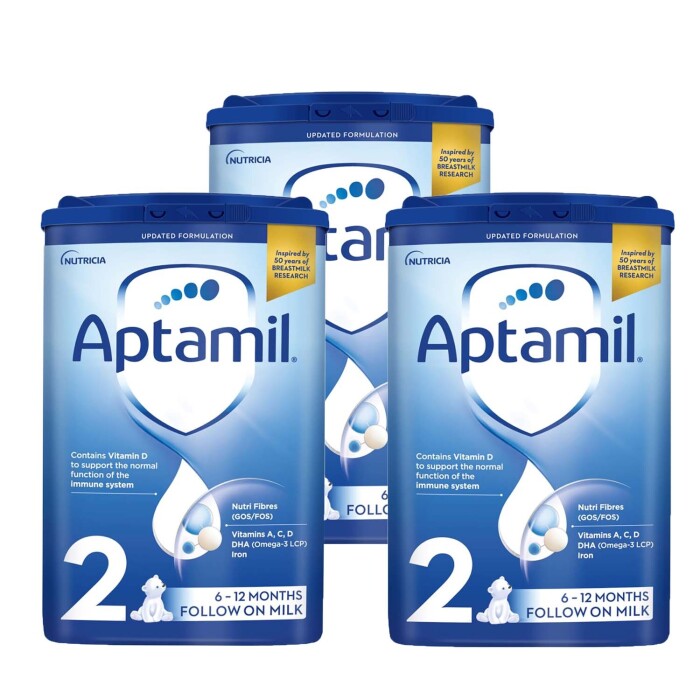 Aptamil 2 Follow On Milk Formula 800g x 3