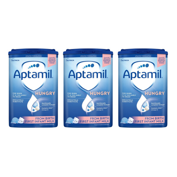 Aptamil Hungry Baby Milk Formula From Birth Triple Pack