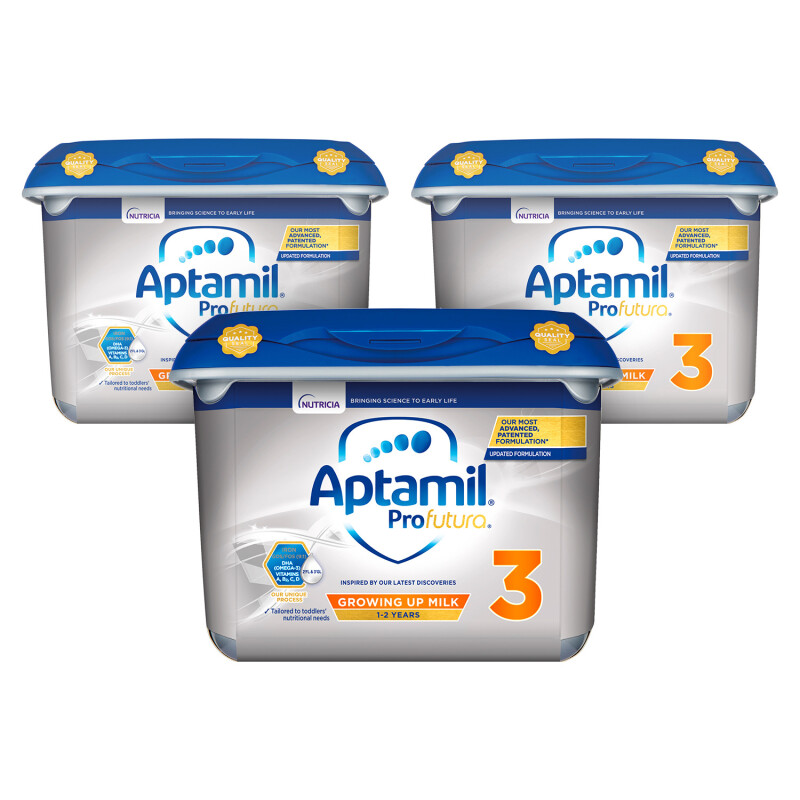 Aptamil ProFutura 3 Growing Up Milk Formula Powder 1-2 Years Triple Pack