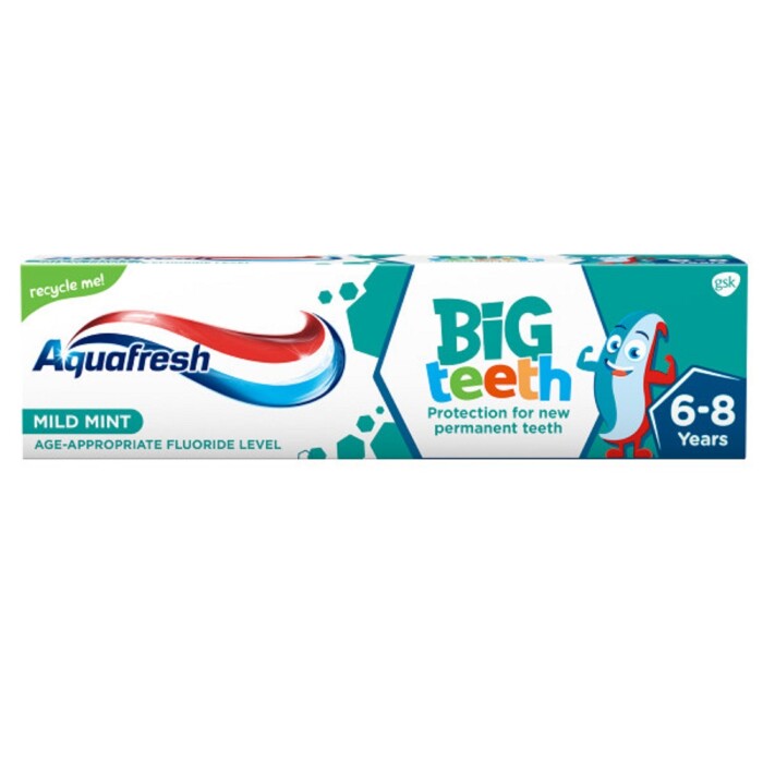 Image of Aquafresh Big Teeth Toothpaste 6-8 Years