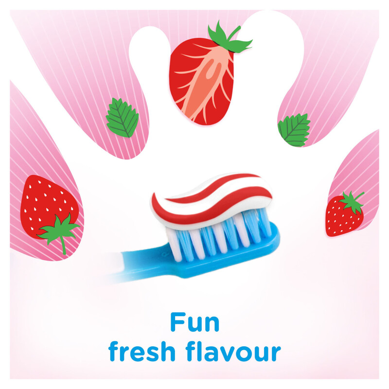 Aquafresh Kids Splash Strawberry Toothpaste