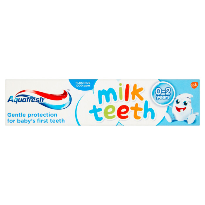 Image of Aquafresh Milk Teeth Toothpaste 0 - 2 Years