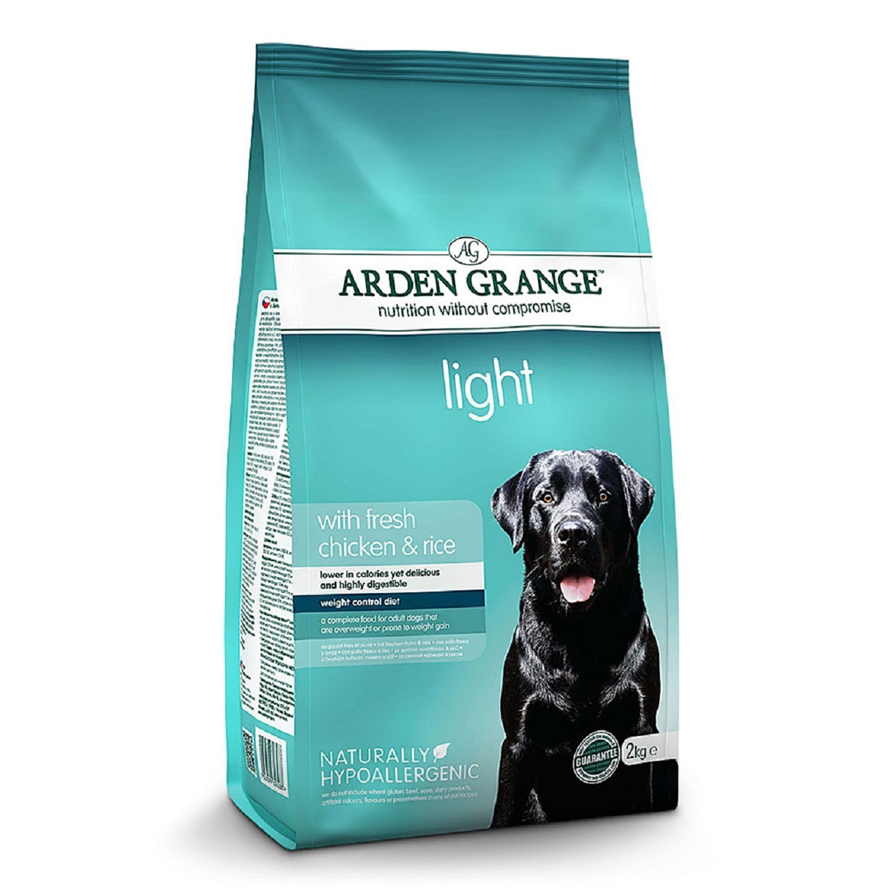 Arden Grange Adult Dog Light With Fresh Chicken & Rice Dry Dog Food 2kg