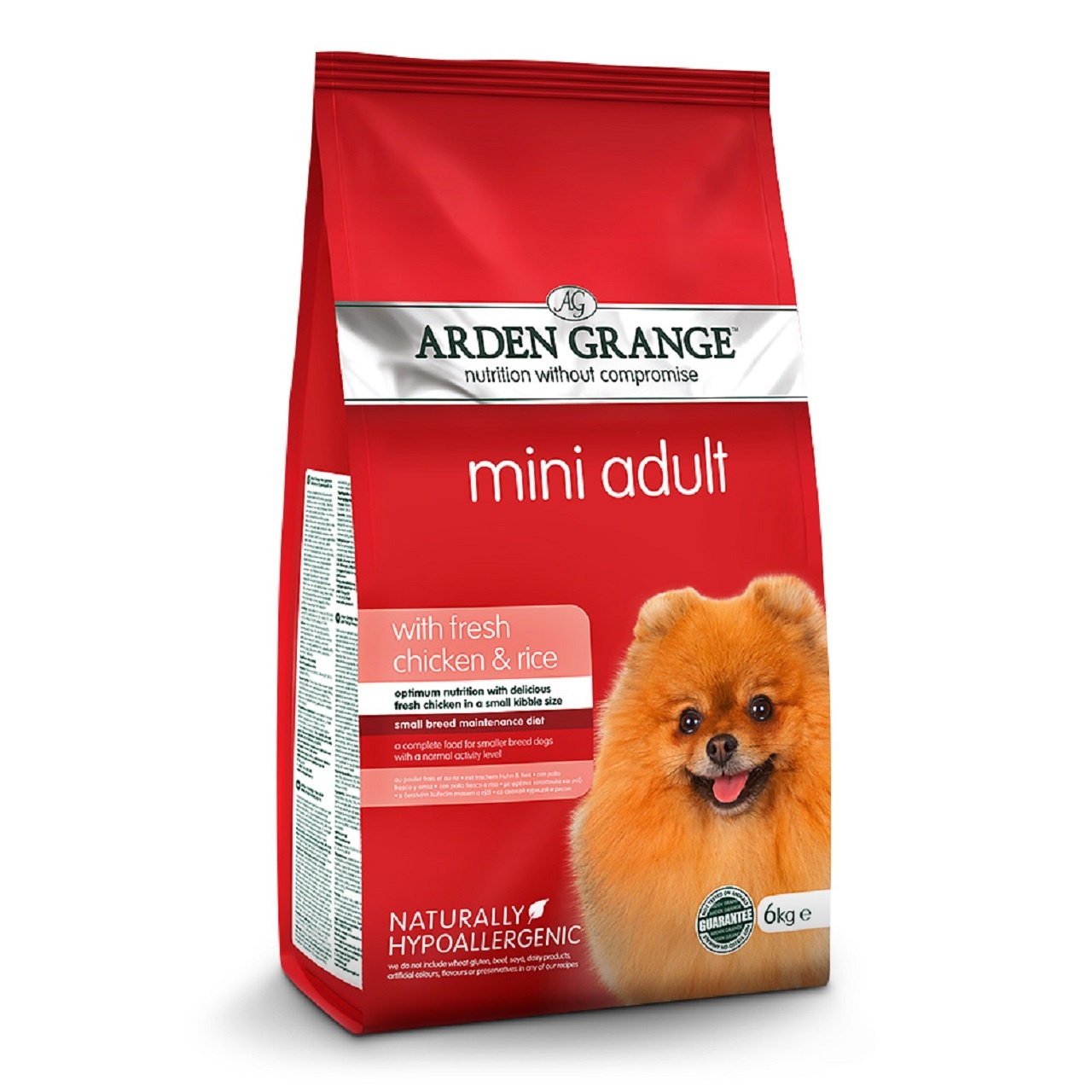 Arden Grange Adult Dog Mini Chicken & Rice Dry Dog Food 6kg
