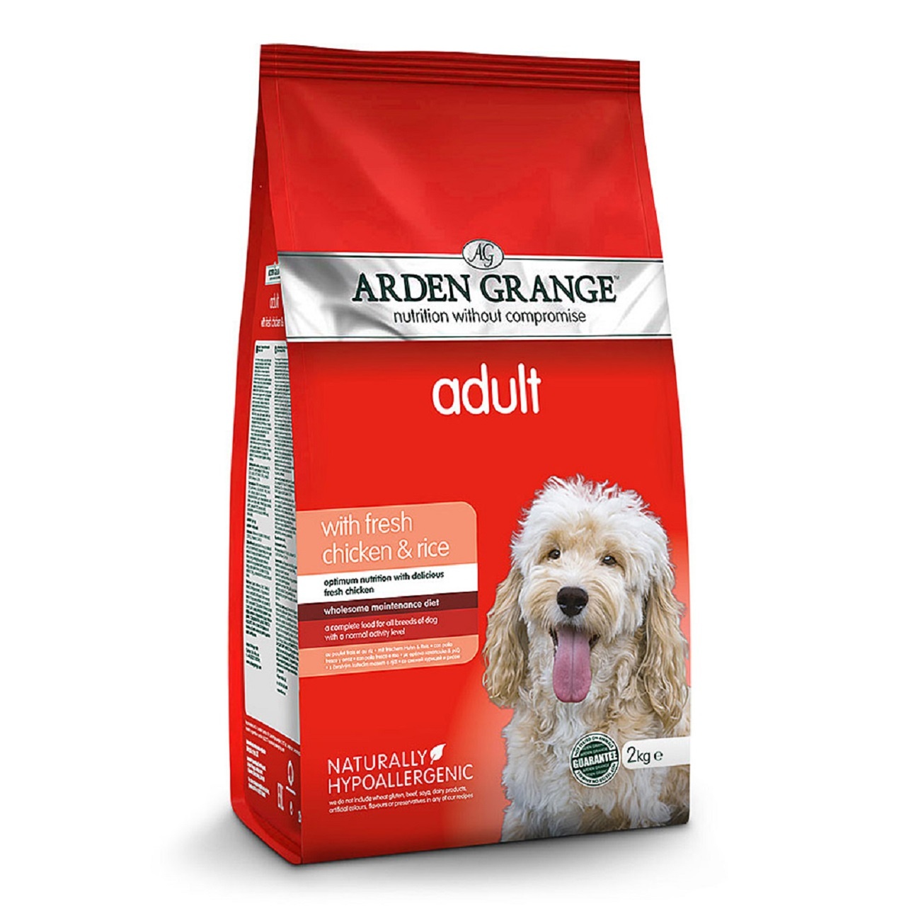 Arden Grange Adult Dog With Fresh Chicken & Rice Dry Dog Food 2kg