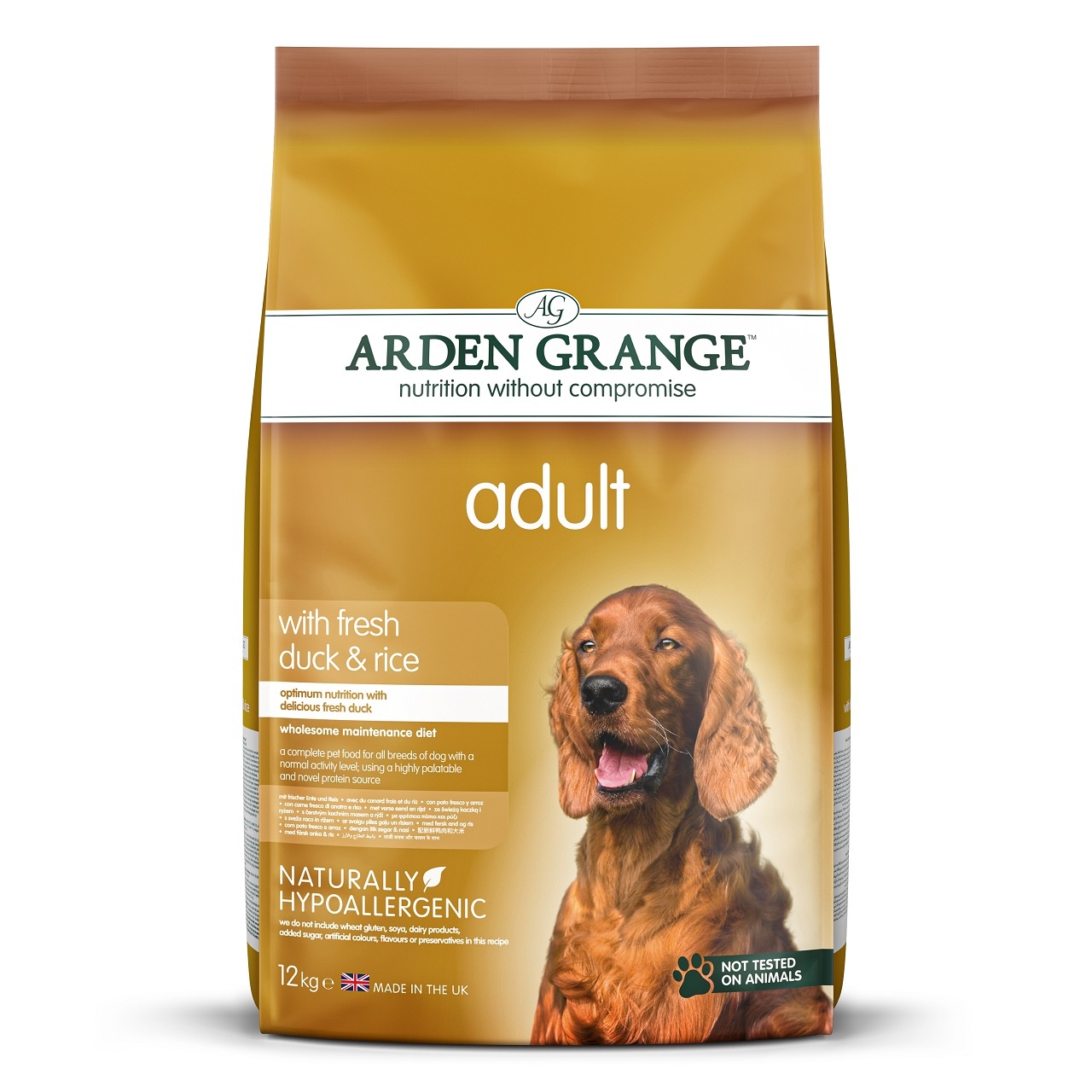 Arden Grange Adult Dog With Fresh Duck & Rice Dry Dog Food 12kg