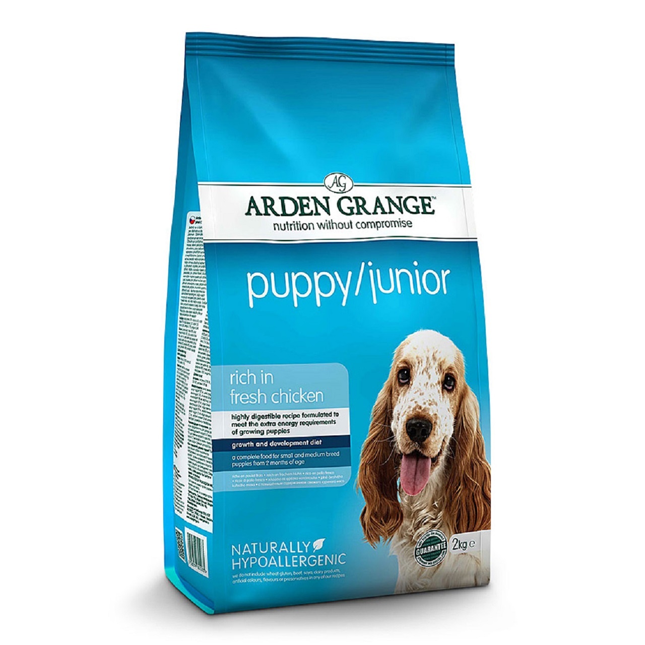 Arden Grange Puppy/Junior Dog Rich In Fresh Chicken Dry Dog Food 2kg