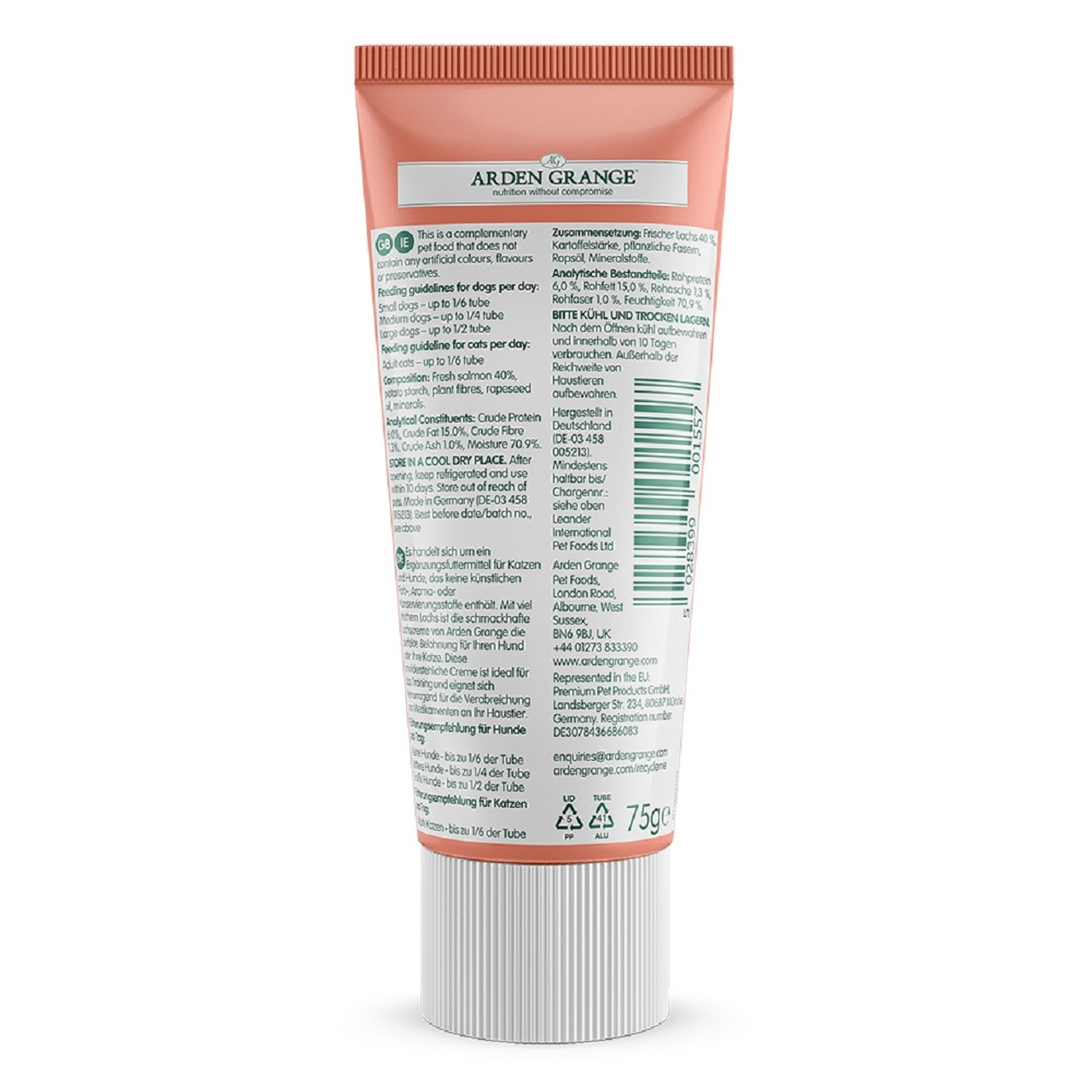 Arden Grange Tasty Salmon Dog Treat 75g
