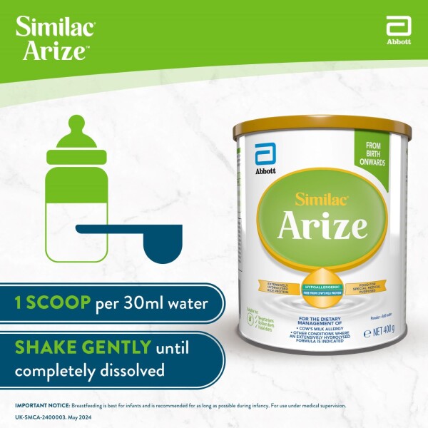 Buy Arize Similac Cows Milk Protein Free Infant Formula From Birth