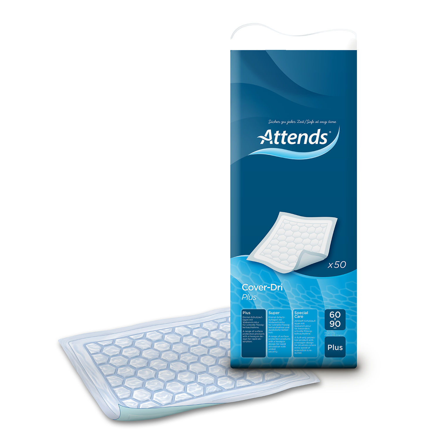 Attends Cover Dri Plus (90x60)
