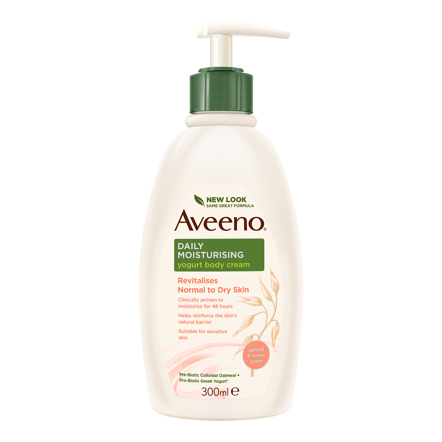 Aveeno Daily Moisturising Yogurt Body Cream Apricot & Honey