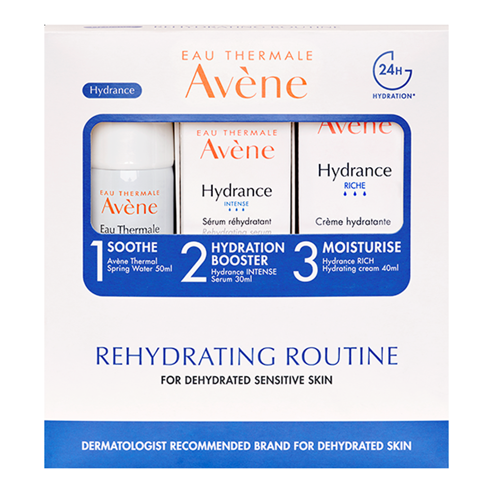 Avene Hydrance Dehydrated Skin Routine Kit 50ml + 30ml + 40ml
