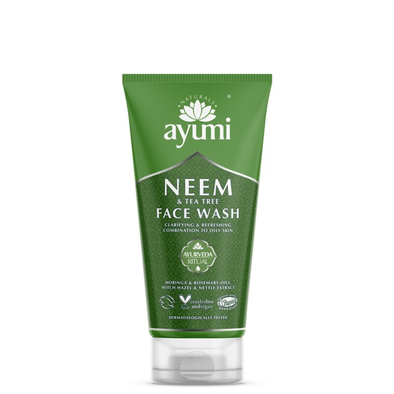 Ayumi Clarifying Neem & Tea Tree Moringa Face Wash