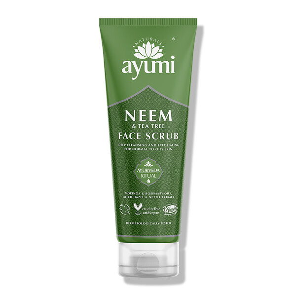 Ayumi Deep Cleansing Neem Tea Tree & Moringa Clay Face Scrub