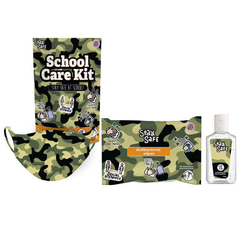 Back to School Care Pack- Camouflage