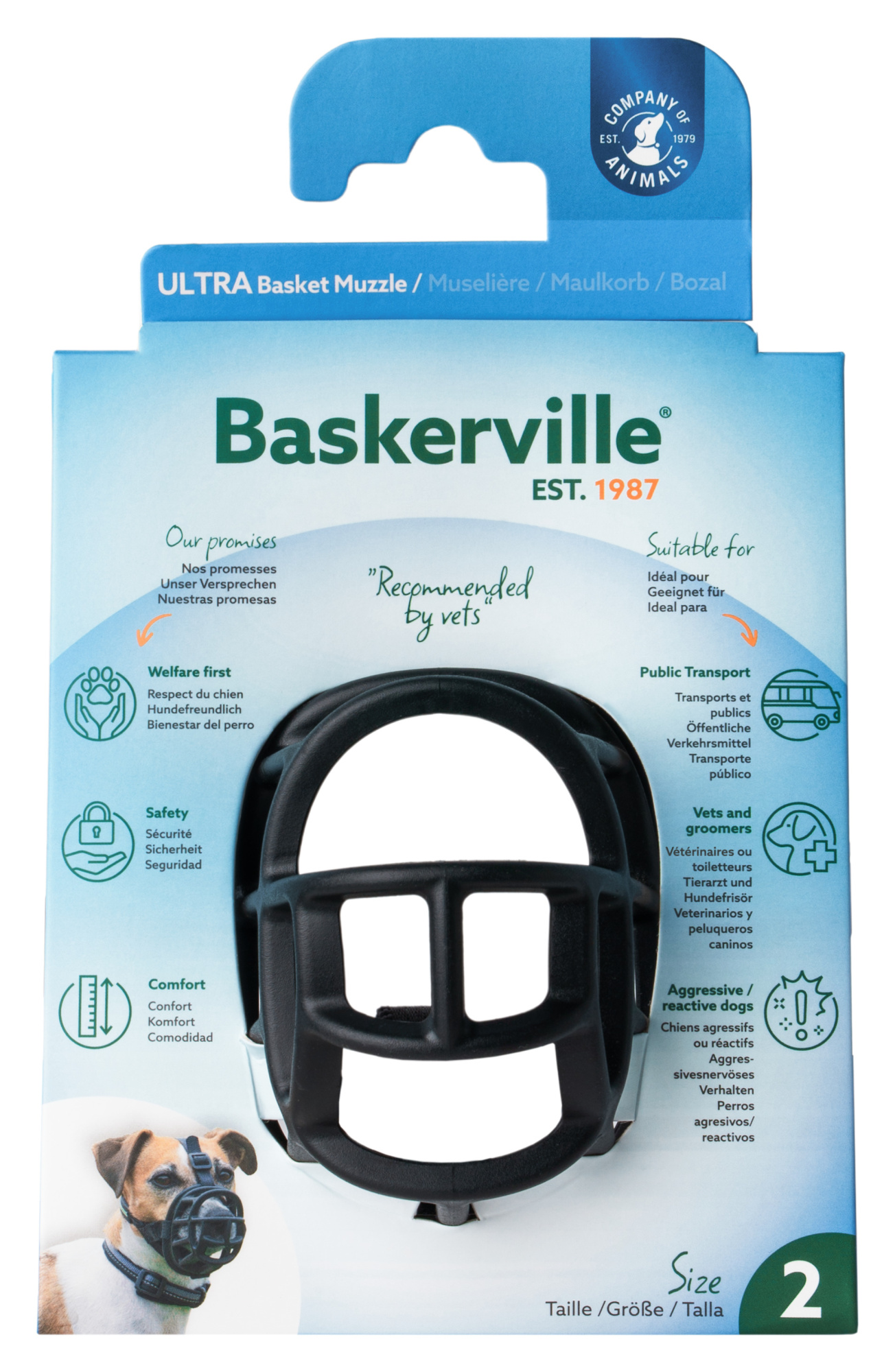 Baskerville ULTRA Basket Muzzle 
